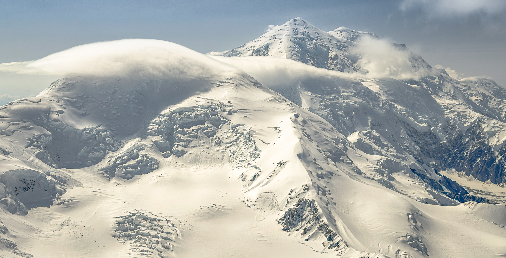 Sultana (Mt Foraker) pictured from Kahiltna Pass